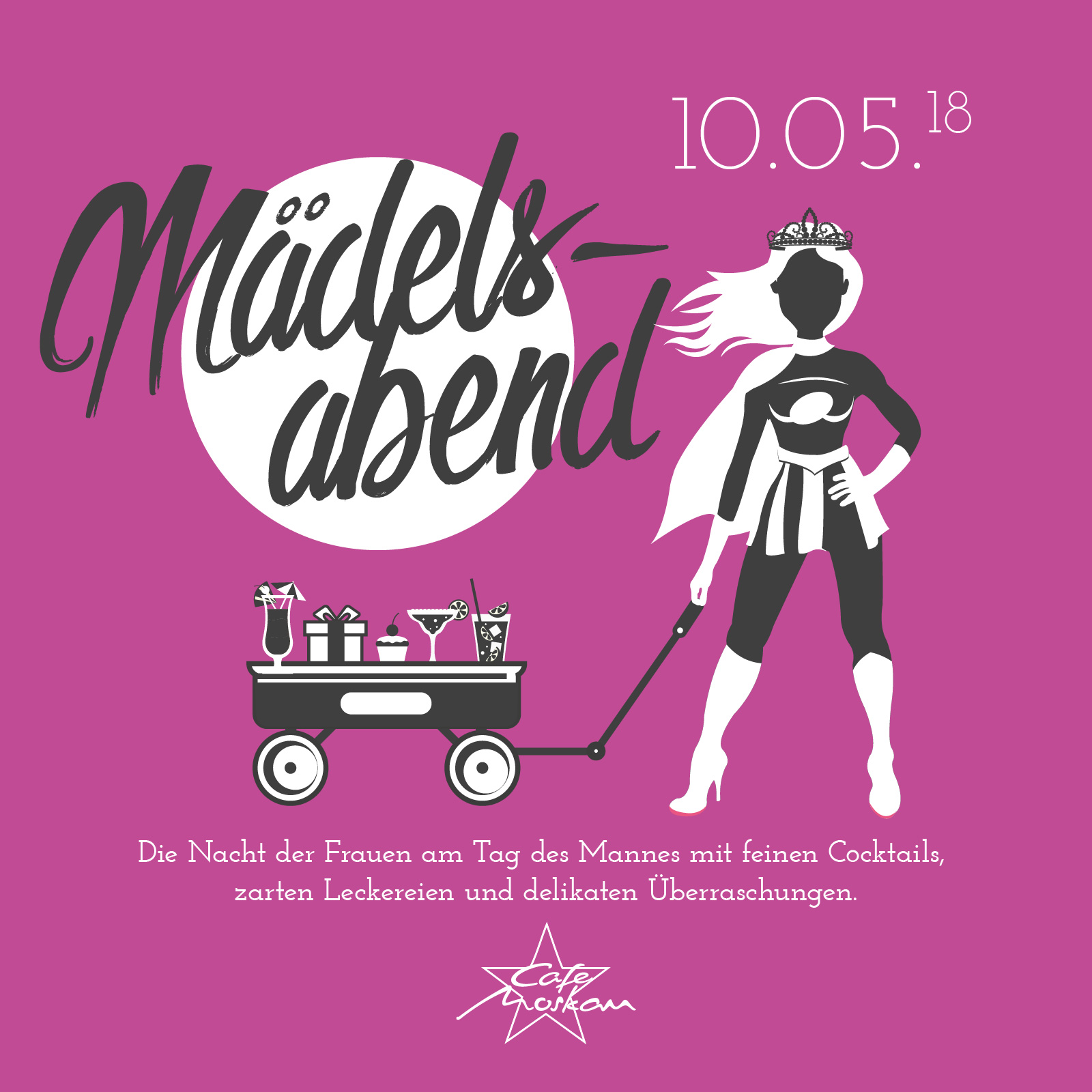 Mädelsabend  Angebote Cafe Moskau